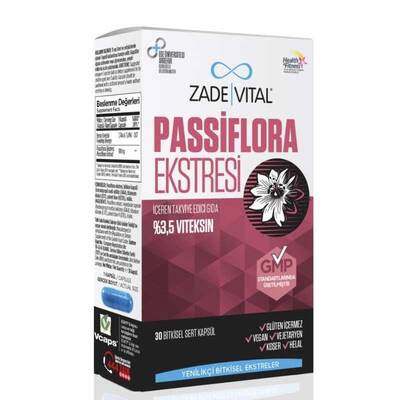 Zade Vital Passiflora 30 Kapsül - 1