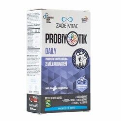 Zade Vital Probiyotik Daily 30 Sert Kapsül