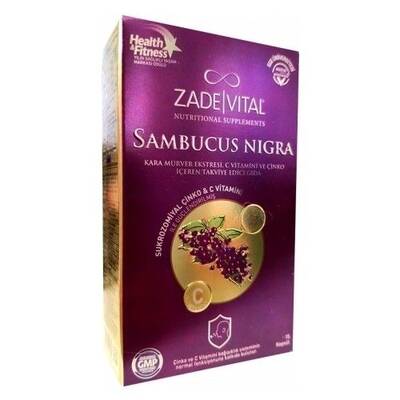 Zade Vital Sambucus Nigra (Kara Mürver) 15 Kapsül - 1