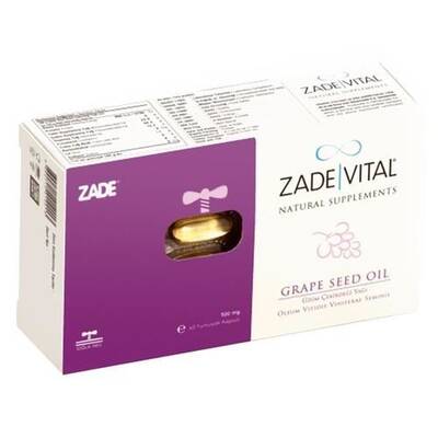 Zade Vital Üzüm Çekirdeği Yağı 500 mg 60 Kapsül - 1