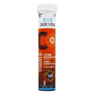 Zade Vital Vitamin C + B2 Vitamini + Zeytin Y. Ektresi 20 Efervesan